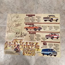 Cartaz Chevy Bonanza Specials Vintage Mailer Desdobrável Anúncio  comprar usado  Enviando para Brazil