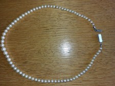 Perlenkette 585 weißgoldschlo gebraucht kaufen  Tübingen