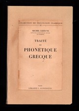 Traité phonétique grecque d'occasion  Sainte-Suzanne