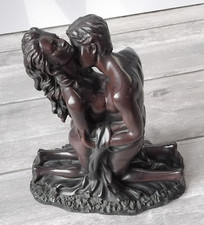 Bronze lovers statue for sale  LONDON