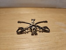 Broche emblema chapéu original Guerra Americana Espanhol Exército dos EUA 7º Calvário Trp K Custer década de 1890! comprar usado  Enviando para Brazil