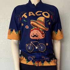 Camiseta Global Cycling Gear Taco Bike tamanho M tema comida engraçada ciclismo comprar usado Camiseta Global Cycling Gear Taco Bike tamanho M tema comida engraçada ciclismo comprar usado  Enviando para Brazil