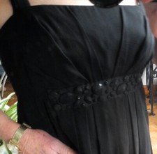 Robe soie noire d'occasion  Rouxmesnil-Bouteilles