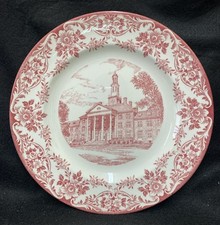 Plato de cena Judson College rosa Jewett Hall 1950 Staffordshire segunda mano  Embacar hacia Mexico