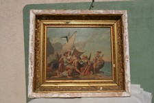 Tableau peinture 1900 d'occasion  France