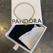 Pulseira de corrente cravejada folheada a ouro 14k Pandora fecho de coração 562731c00-19, usado comprar usado Pulseira de corrente cravejada folheada a ouro 14k Pandora fecho de coração 562731c00-19, usado comprar usado  Enviando para Brazil