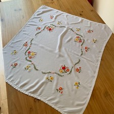 Vintage cream linen for sale  BRIDGNORTH