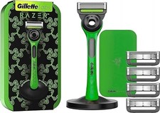 Używany, Gillette Labs Razer maszynka do golenia kartridży - nowa, 4 sztuki, zielona na sprzedaż  PL