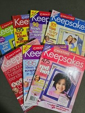 Creating Keepsakes 7x Magazines - Pacotes de compra em massa 2004 2005 artesanato scrapbooking, usado comprar usado  Enviando para Brazil