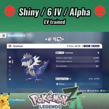 Tyrantrum Pokemon Legends ZA ❗❗ Alpha ❗❗ Shiny 6 IV🟢 Battle Ready ⚫ EVs comprar usado Tyrantrum Pokemon Legends ZA ❗❗ Alpha ❗❗ Shiny 6 IV🟢 Battle Ready ⚫ EVs comprar usado  Enviando para Brazil