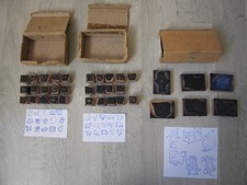 Lot boites tampons d'occasion Lot boites tampons d'occasion  Trouy