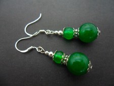 Pair dangly jade for sale  WARRINGTON