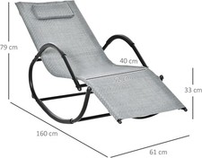 Outsunny zero gravity for sale  NOTTINGHAM