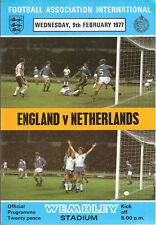 Programme 1977 england for sale  Shipping to Ireland