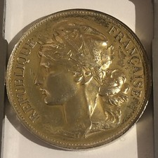 Médaille argent doré d'occasion  France