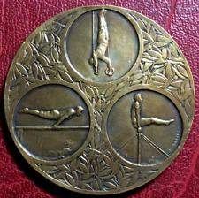 Medalha de ministro dos esportes dos jogos atléticos olímpicos Art Deco por H. DEMEY comprar usado  Enviando para Brazil