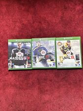 Jogos Madden Xbox One / Madden 15 / Madden 18/ NHL 15,17 comprar usado  Enviando para Brazil