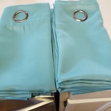 Window curtains aqua for sale  Snellville