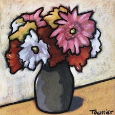 Tableau fleurs vase d'occasion  Saint-Erme-Outre-et-Ramecourt
