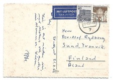 Luftpostkarte finland stuttgar gebraucht kaufen Luftpostkarte finland stuttgar gebraucht kaufen  Berlin