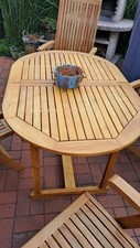 Gartentisch teakholz gebraucht kaufen  Hennigsdorf