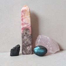 Crystal bundle rhodonite for sale  WATFORD