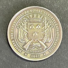 Médaille argent société d'occasion  Le Coteau