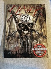 Slayer poster signed for sale  Chino Hills