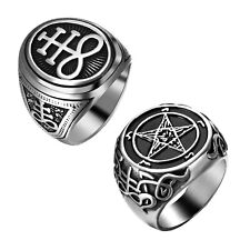 2pcs baphomet pentagram for sale  USA