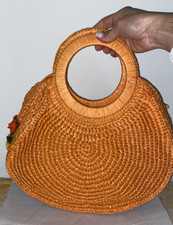Borsa paglia intrecciata usato  Manduria
