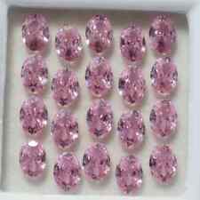 Lote de 12 piedras preciosas sueltas de forma ovalada certificadas de zafiro rosa natural Pis 7x5 mm segunda mano  Embacar hacia Mexico