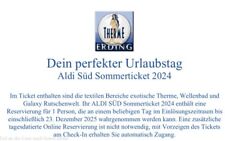Therme erding tagesticket gebraucht kaufen  Taufkirchen