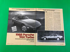 1988 porsche 944 d'occasion  Expédié en Belgium