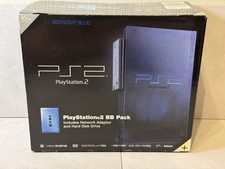 Excelente console Sony PlayStation 2 PS2 SCPH-50000 azul meia-noite NTSC-J testado comprar usado  Enviando para Brazil