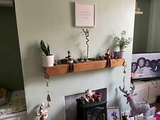 Oak mantel shelf for sale  GLOSSOP