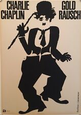 1962 Cartaz Original do Filme Charlie Chaplin, Corrida do Ouro comprar usado  Enviando para Brazil