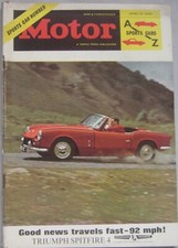 Motor magazine april for sale  DARWEN