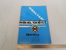 Rara brochure depliant usato  Santena