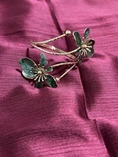 Green armcuff bangle for sale  FELTHAM