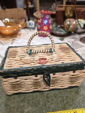 Vintage wicker sewing for sale  Wapella