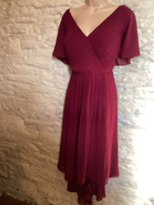 Bnwot burgundy bridesmaid for sale  FROME