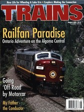 Trains magazine august for sale  Las Cruces