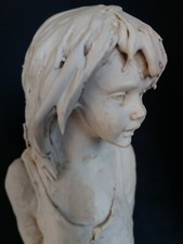 Scultura femminile bisquit usato  Napoli