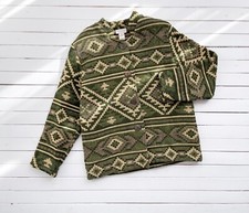 Usado, Abrigo chaqueta tapiz tejido suroeste verde beige cedar canyon de colección segunda mano  Embacar hacia Mexico