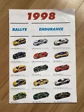 Scalextric 1998 booklet for sale  BOLTON