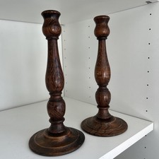 Antique wooden candlestick for sale  BIRMINGHAM