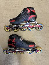 Botas Verducci Custom Inline Speed Skates tamanho 7 quadro ShockWave Explore rodas comprar usado  Enviando para Brazil