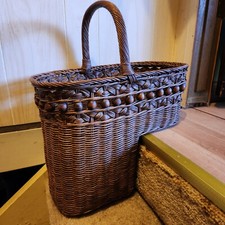 Vintage wicker wood for sale  Spooner
