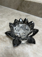Glass crystal lotus for sale  LONDON