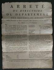 1795 affiche directoire d'occasion  Le Thor